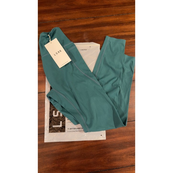 Lskd Pants - LSKD Elixir Ultra High-Rise Full Length Legging Pockets Teal Women's L, NEW, NWT